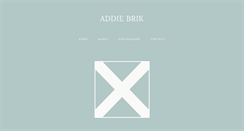 Desktop Screenshot of addiebrik.co.uk